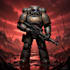 create a warhammer 40k character art