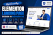 design high converting elementor wordpress landing page