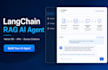build a langchain rag ai agent with vector database and apis