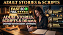 write adult stories, scripts, and drama fast