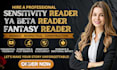 sensitivity reader, beta reader, ya beta reader, romance fantasy beta reading