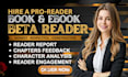 romance sensitivity reader horror beta reader dark romance reader fantasy reader