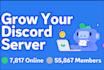 promote minecraft , dayz, fivem, discord server to grow real active members