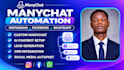 build manychat automation manychat ai chatbot whatsapp business api automation