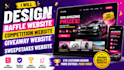 design raffle website, competition website, giveaway contest sweepstakes website