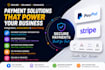 integrate paypal stripe payment gateway API automation and fix payment errors