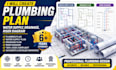 create plumbing plan, water supply, drainage, riser diagram