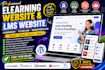 elearning website, online course website, and lms website