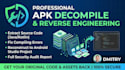 decompile apk, recover lost source code, and perform security audit