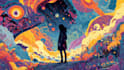 stunning illustration psychedelic, lifestyle, surrealism