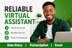 carry out accurate audio transcription and data entry