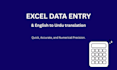 do professional excel data entry english to urdu translation