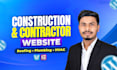 design construction website, roofing or contractor website