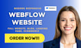 redesign webflow website design webflow be webflow expert webflow landing page