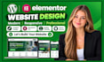 elementor, elementor pro, elementor website, wordpress website design wordpress