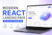 build a modern, responsive, high conversion landing page