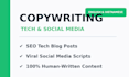 write engaging tech blog posts and social media copy