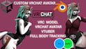 create custom furry vrchat avatar 3d vrchat avatar commission furry vrc model