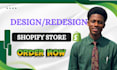 design and redesign shopify store ecommerce store