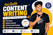 write SEO friendly content and blog articles
