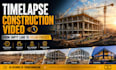 create ai generated construction time lapse videos