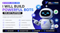 build custom telegram chatbot, ai bot, automation bot and business chatbot