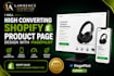 high converting shopify product page design with pagepilot