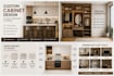 create custom cabinet designs for kitchens, wardrobes, and interiors