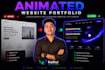 create modern animation website with motion effects