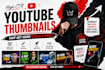 design high CTR high youtube thumbnail boost views