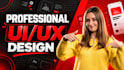 do ui ux figma web design and landing page