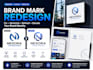 fix modern brand mark redesign logo, vector modify pixels and refresh identity