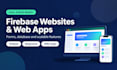 build a responsive website with firebase backend and database