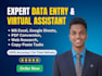 data entry, copy paste, data scraping, pdf to excel data entry