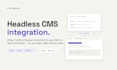 integrate strapi, sanity, payload headless cms into your