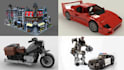 create custom 3d lego moc, lego technic, and building instruction