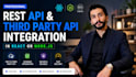integrate rest API and third party API in react node js