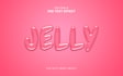 create a 3d glossy jelly text effect psd template