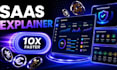 do saas explainer video, saas animation ai product advert demo animation