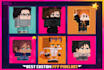 draw your minecraft skin in my unique pixel art style