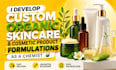 develop custom organic skincare and cosmetic product formulations as a chemist