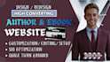 design professional author website, book website, or writer portfolio website