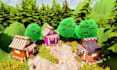 do low poly 3d game environment low poly props and assets model unreal engine