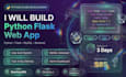build a powerful python flask web app with mysql database