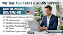 multilingual virtual assistant and admin tasks