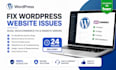 fix wordpress website issues, bugs, woocommerce fix, website errors in 24 hours