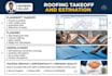 provide roofing material takeoff and estimation