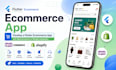 develop a flutter ecommerce app with woocommerce or shopify integration