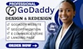 develop godaddy website design redesign godaddy website, godaddy website design