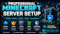 set up your minecraft server and configure plugins
